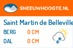 Sneeuwhoogte Saint Martin de Belleville